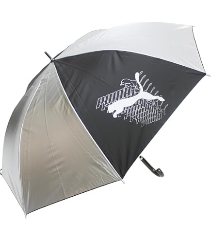 Amazon.co.jp: プーマ(Puma) 紳士 晴雨兼用 表シルバー ジャンプ傘